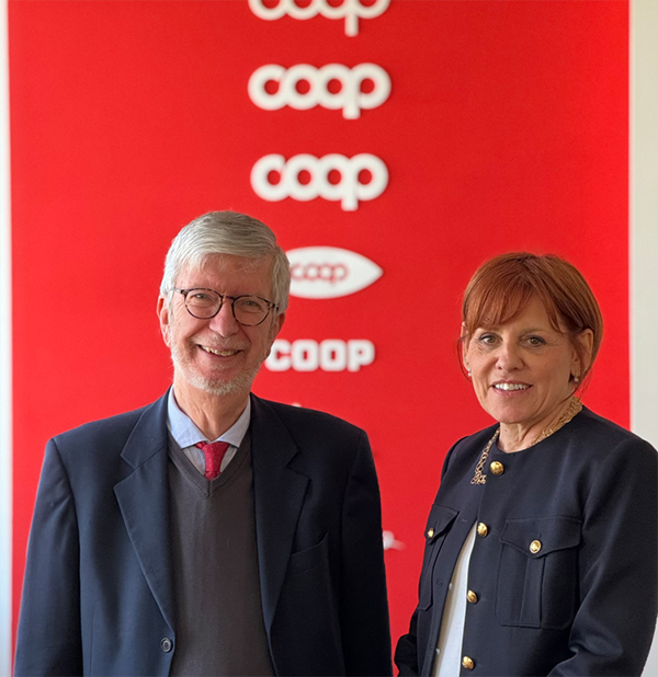 Mario Cifiello, Presidente di Coop Alleanza 3.0. e Milva Carletti, Direttrice Generale di Coop Alleanza 3.0